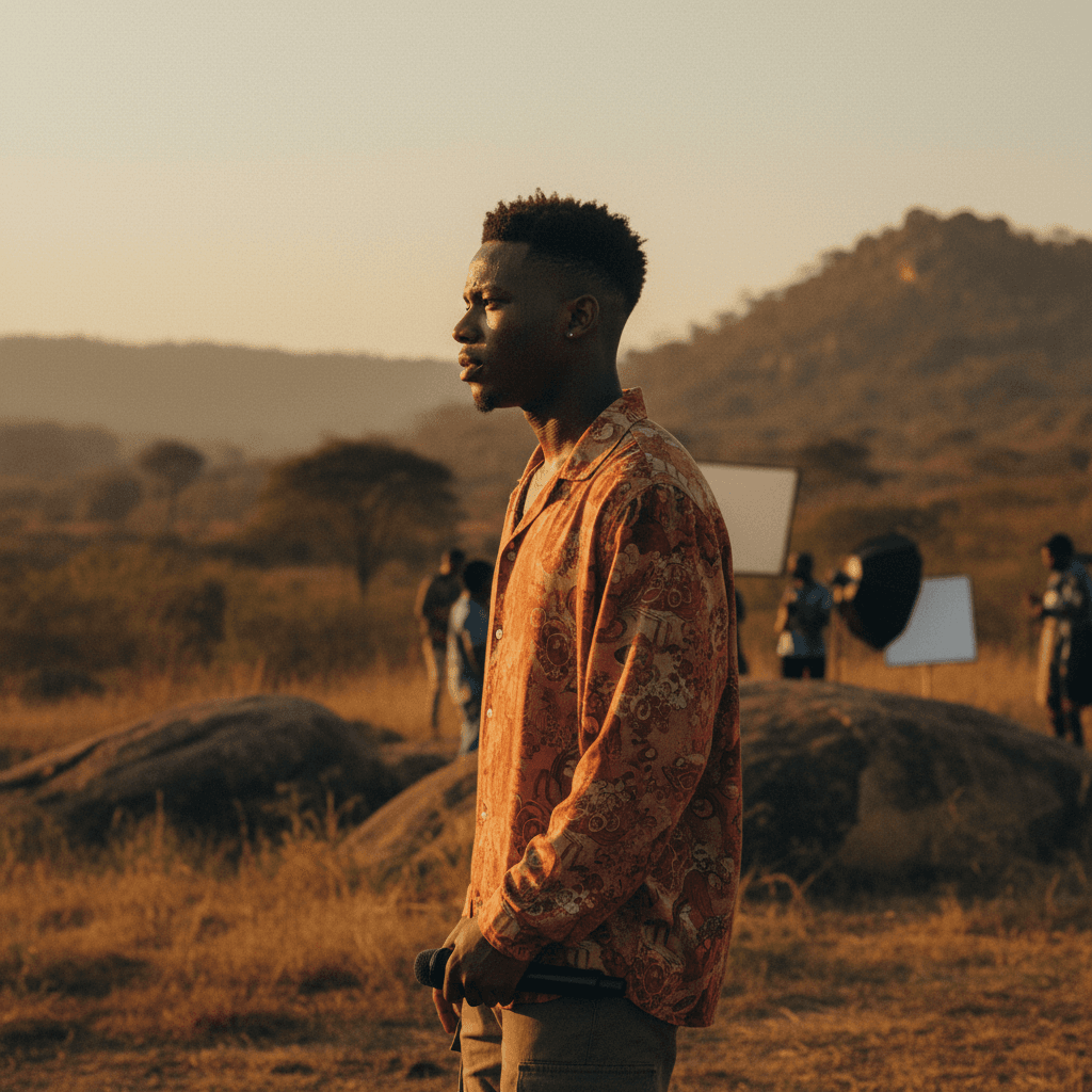 Music video production moment